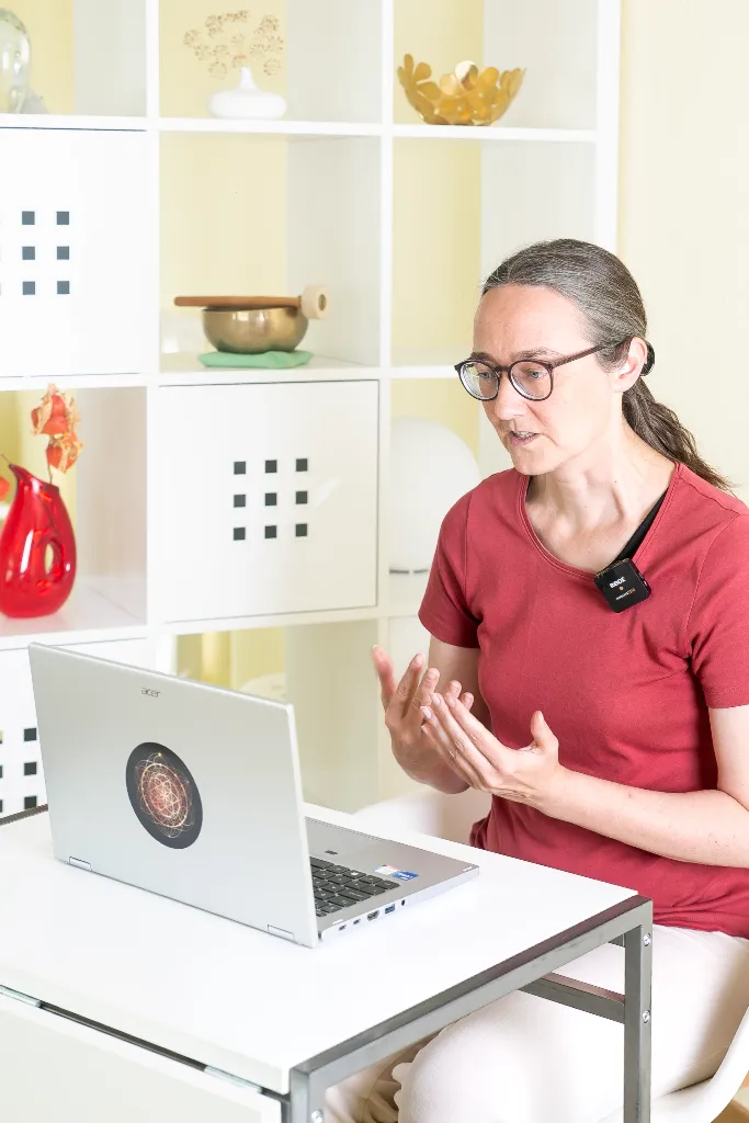 Sandra Roth beim online MS Coaching